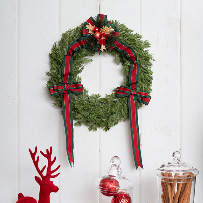 Aspen Pine Wreath Dark Green (45cmD)