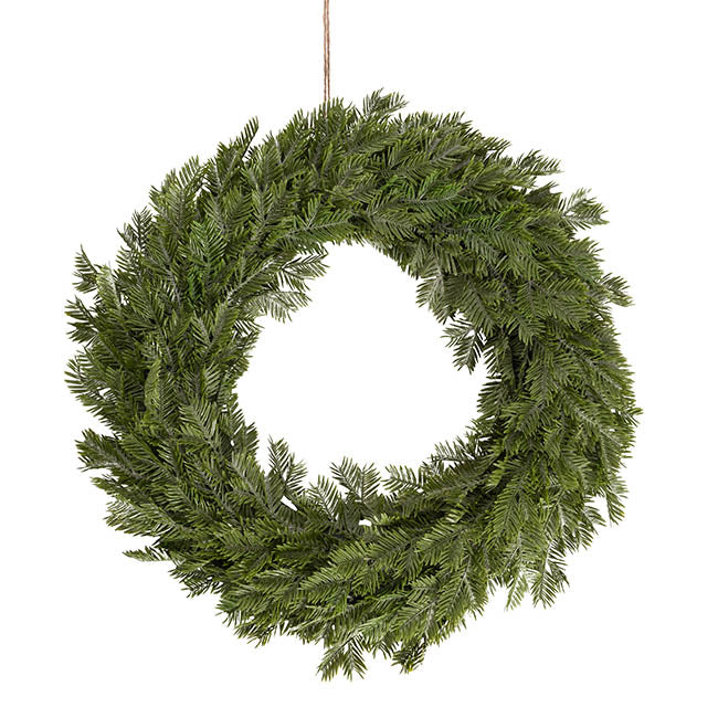 Aspen Pine Wreath Dark Green (45cmD)