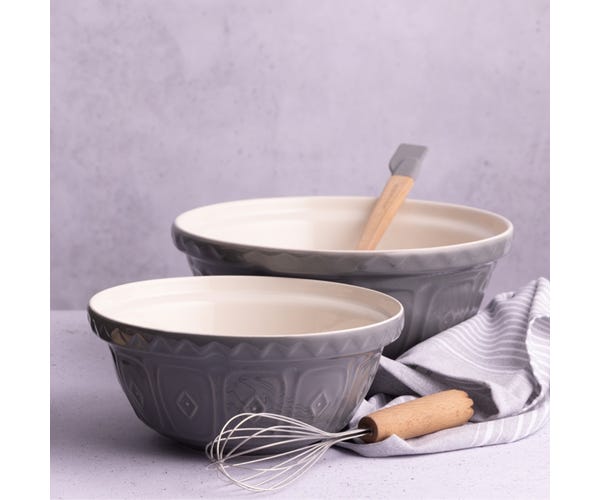 Colour Mix S24 Grey Mixing Bowl 24cm