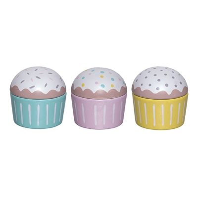 Wood Muffins (Set of 3)