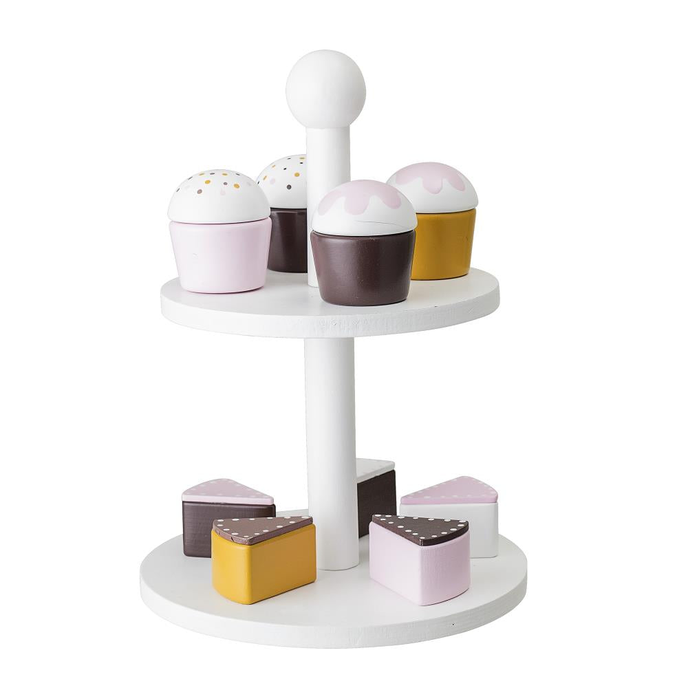 Toy Food, White, MDF (10 Piece Set)