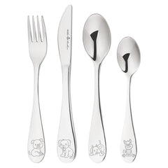 4 Piece Children's Cutlery - Puppy Collection