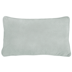 Mirrabooka Fog Blue Premium Velvet Plain Cushion 
Cover 30 cm by 50 cm