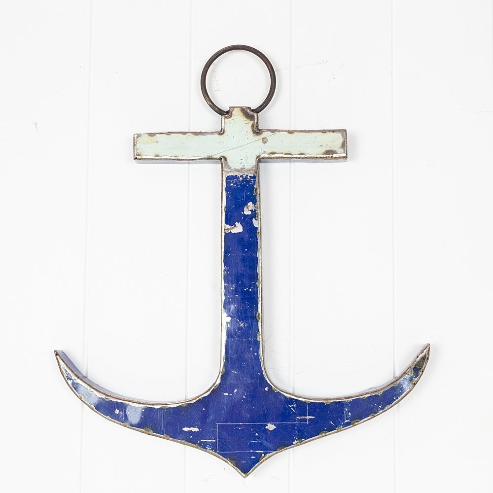 42cm Metal Anchor - Admiral BLUE