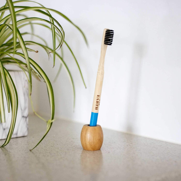 Bamboo Toothbrush Stand