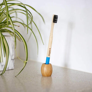Bamboo Toothbrush Stand