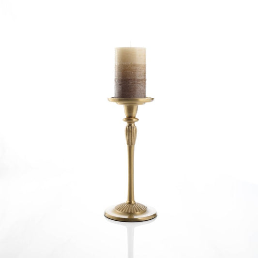 Brass Candlestick 9”