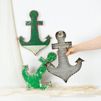 40cm Metal Anchor - Captain GREEN