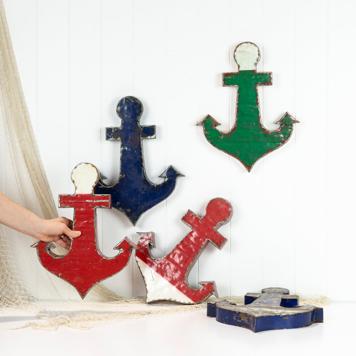 40cm Metal Anchor - Captain GREEN