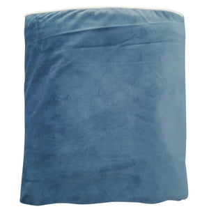 Myuna Duck Egg Blue Plush Luxury Velvet Throw 250 cm by 140 cm