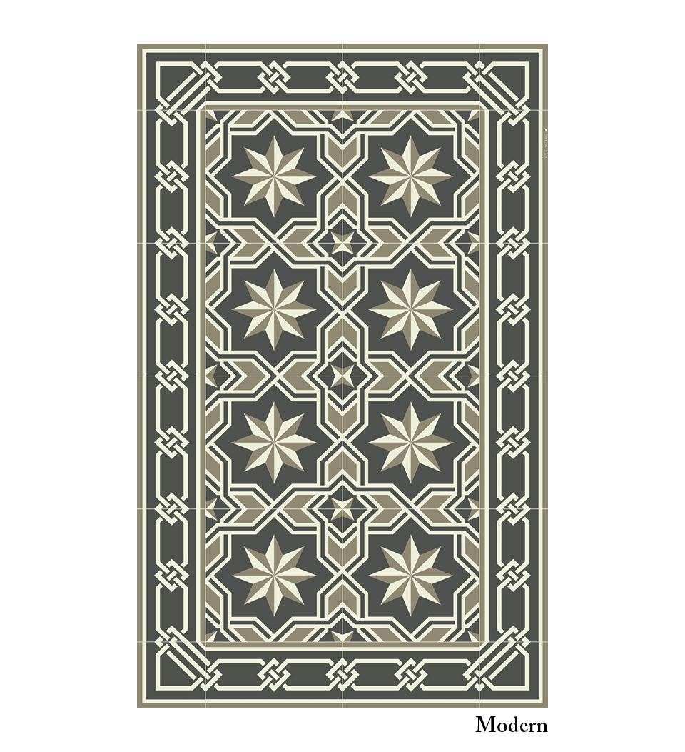 Gothic; Classic Modern, Vinyl Rug