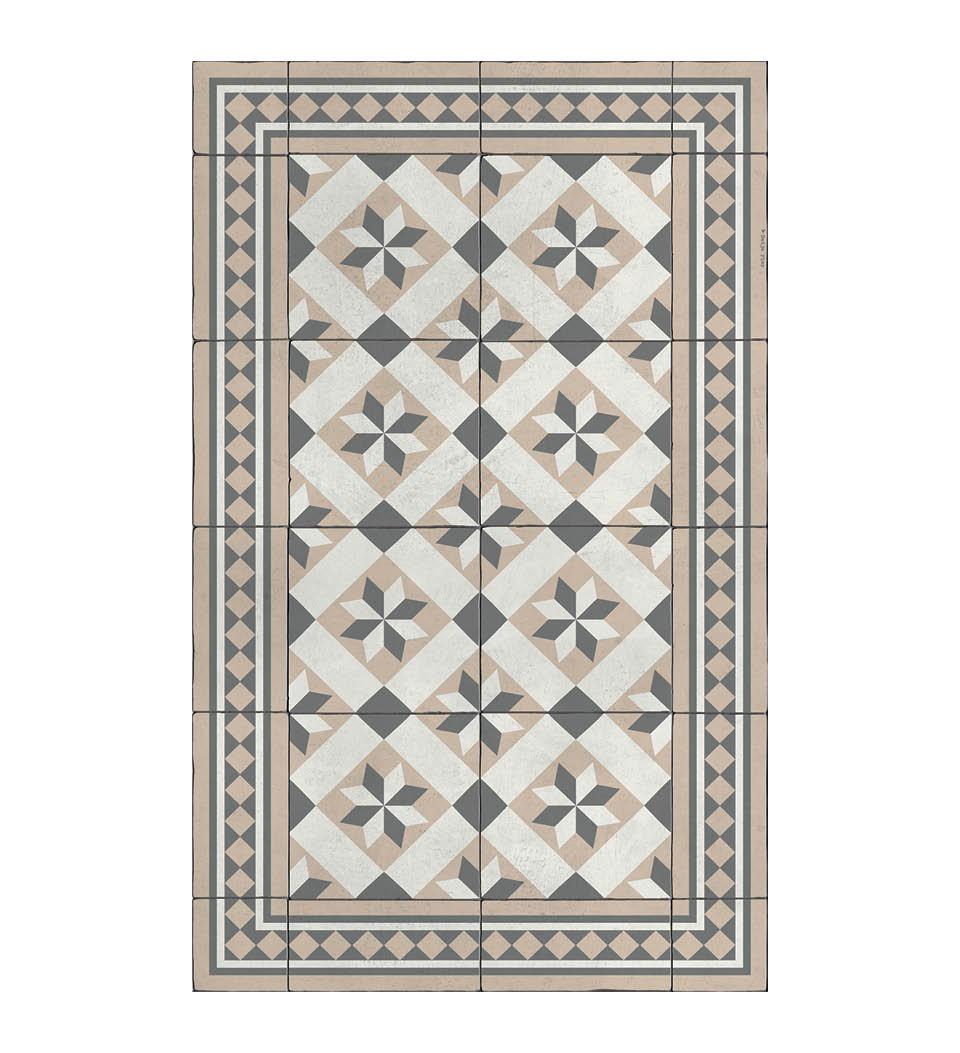 Gothic Concrete Powder Designer Vinyl Rug