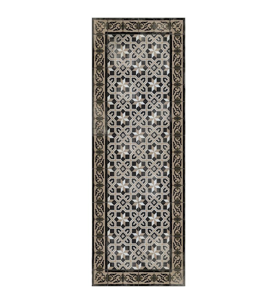 Gothic; Ancient Tile Antique, Vinyl Rug