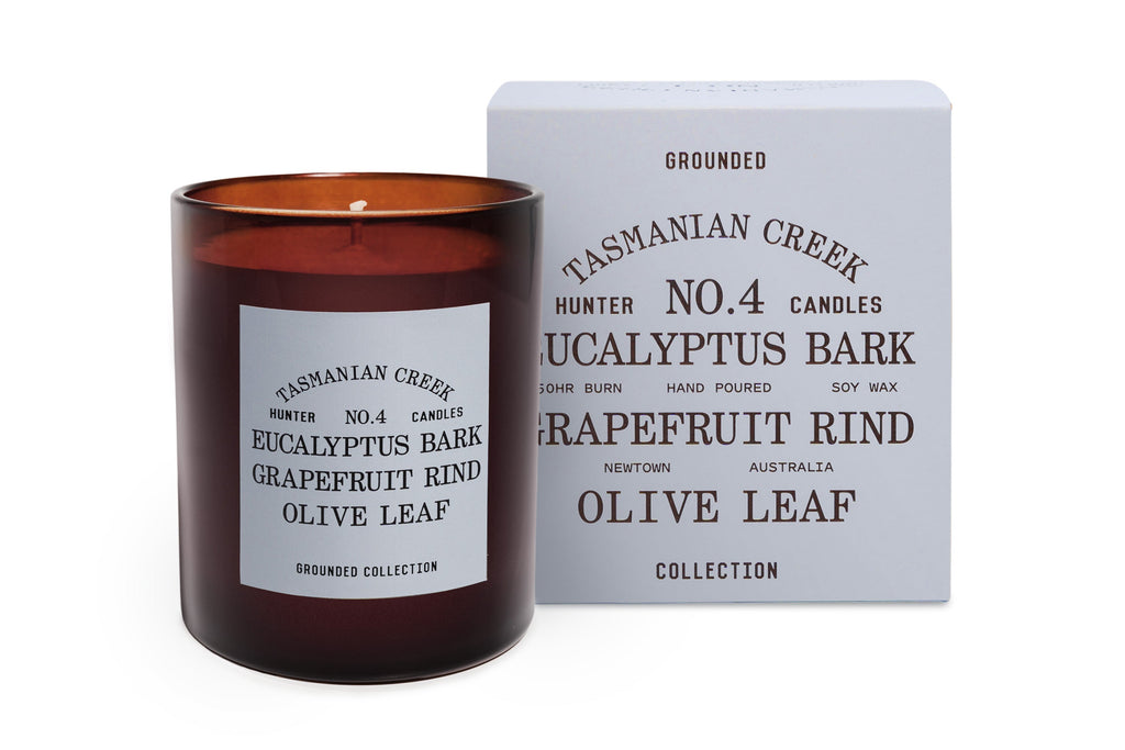 NO. 4 Tasmanian Creek Candle / eucalyptus bark, grapefruit rind, olive leaf