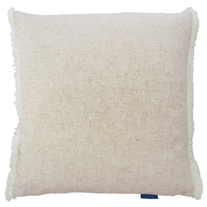 Pelican Linen Fringe Cushion Cover 55 cm by 55 
cm
