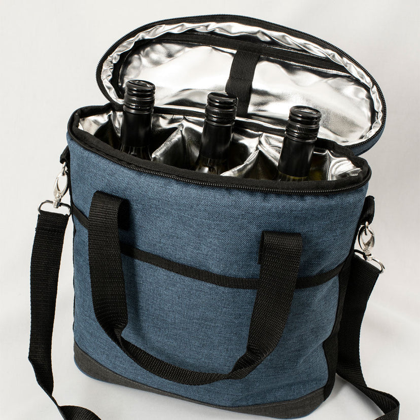 Karlstert Deluxe Bottle Carrier Blue