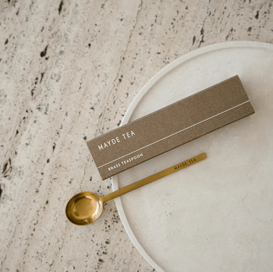 Brass Teaspoon with Giftbox