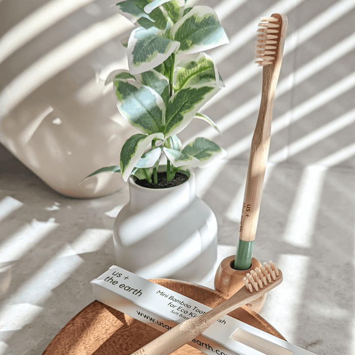Bamboo Toothbrush - ORANGE