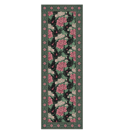 Bloomin' Marvellous; Blush Green, Flatwoven Vinyl Rug