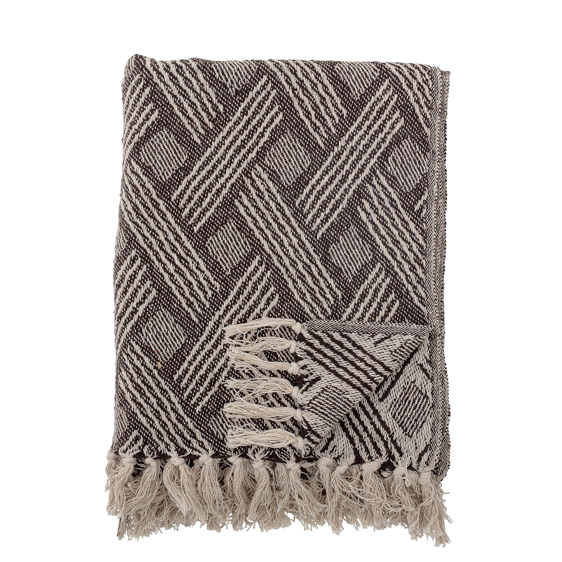 Ghina Throw, Nature, Recycled Cotton