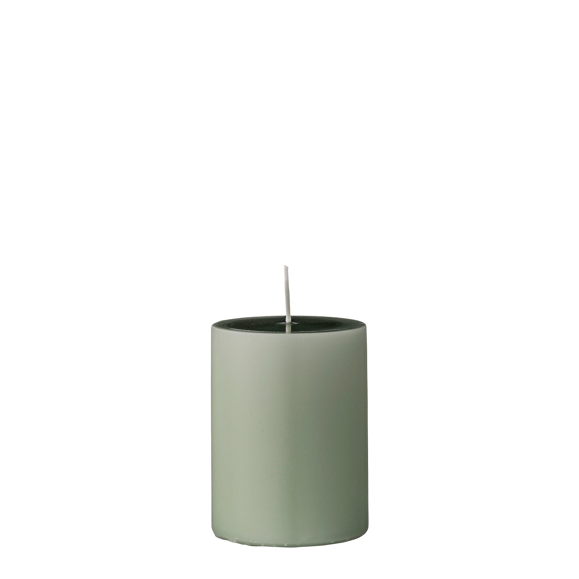 Anja Candle, Green, 10 cm