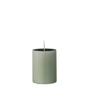 Anja Candle, Green, 10 cm