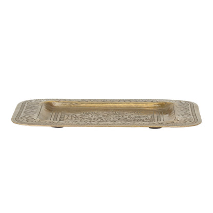 Collo Tray, Brass, Metal