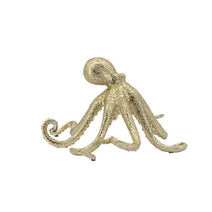 Owen Gold Octopus Ornament 13cm