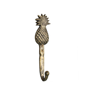 Pineapple Wall Hook Antique Brass