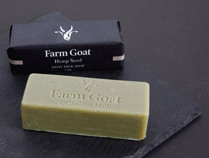 Farm Goat - Soap Bar Hemp Seed & French Green Clay 110g