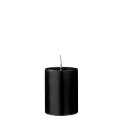 Anja Candle, Black, Parafin D7xH10 cm