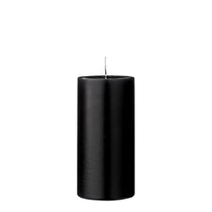 Anja Candle, Black, Parafin D7xH15 cm