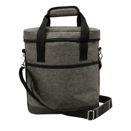 Karlstert Premium 3 Bottle Carrier Charcoal