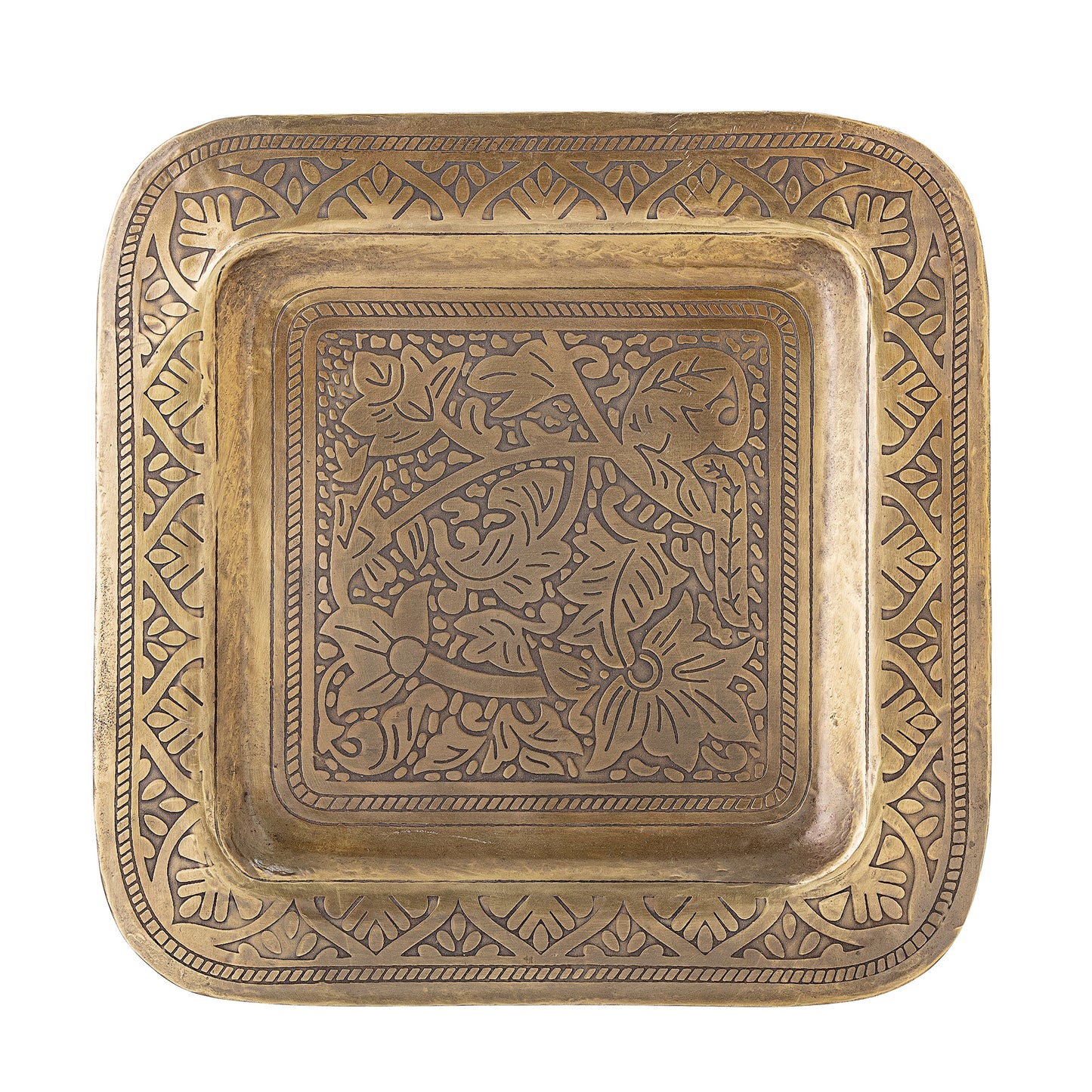 Collo Tray, Brass, Metal