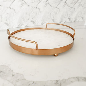 Copper and Marble Tray