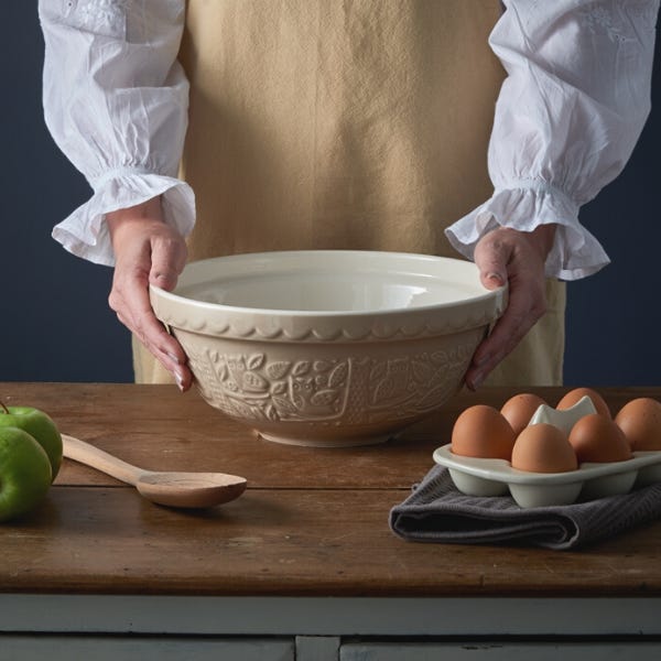 In the Forest Owl Stone Mixing Bowl