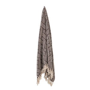 Ghina Throw, Nature, Recycled Cotton