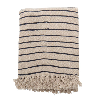 Eia Throw, Nature, Recycled Cotton