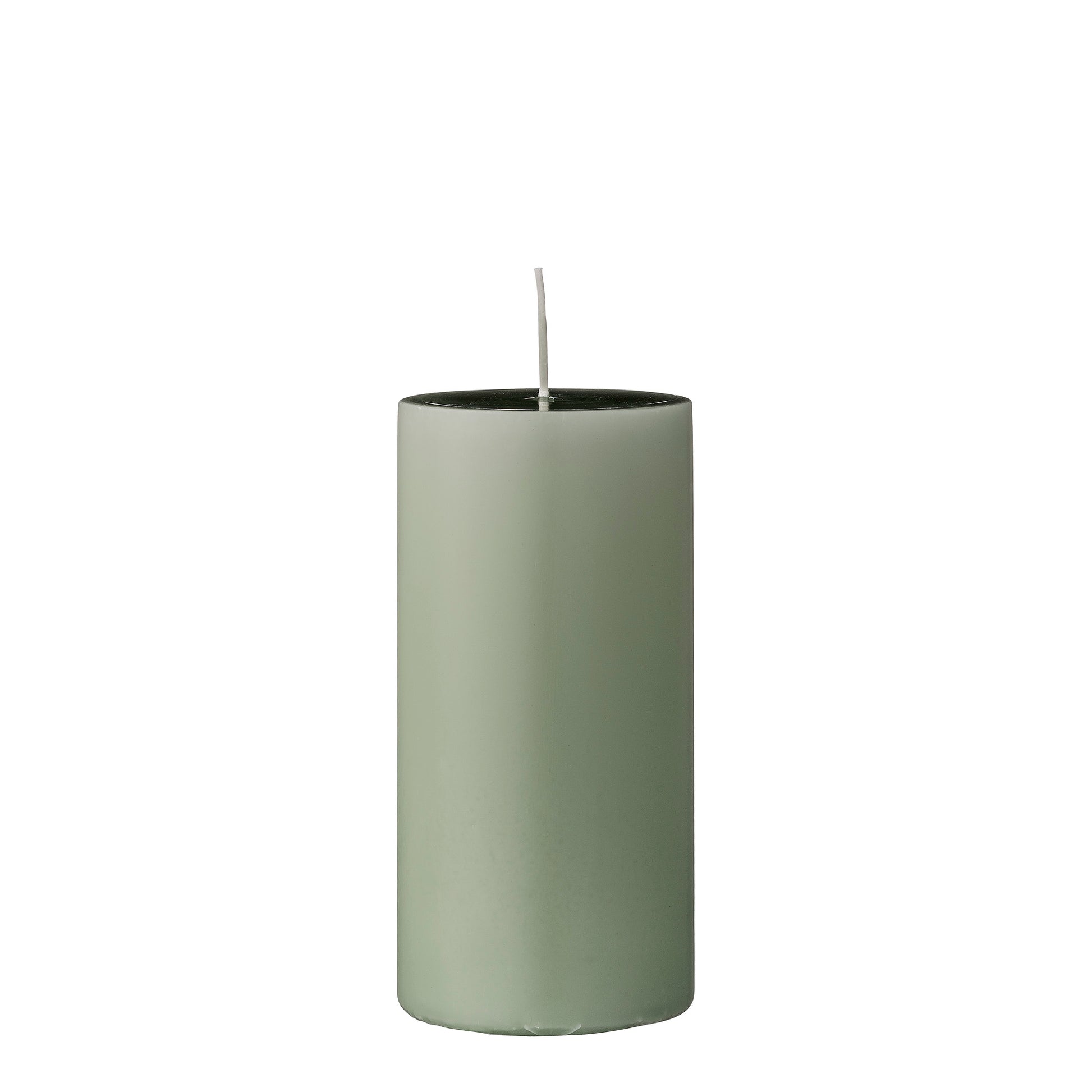 Anja Candle, Green, 15cm